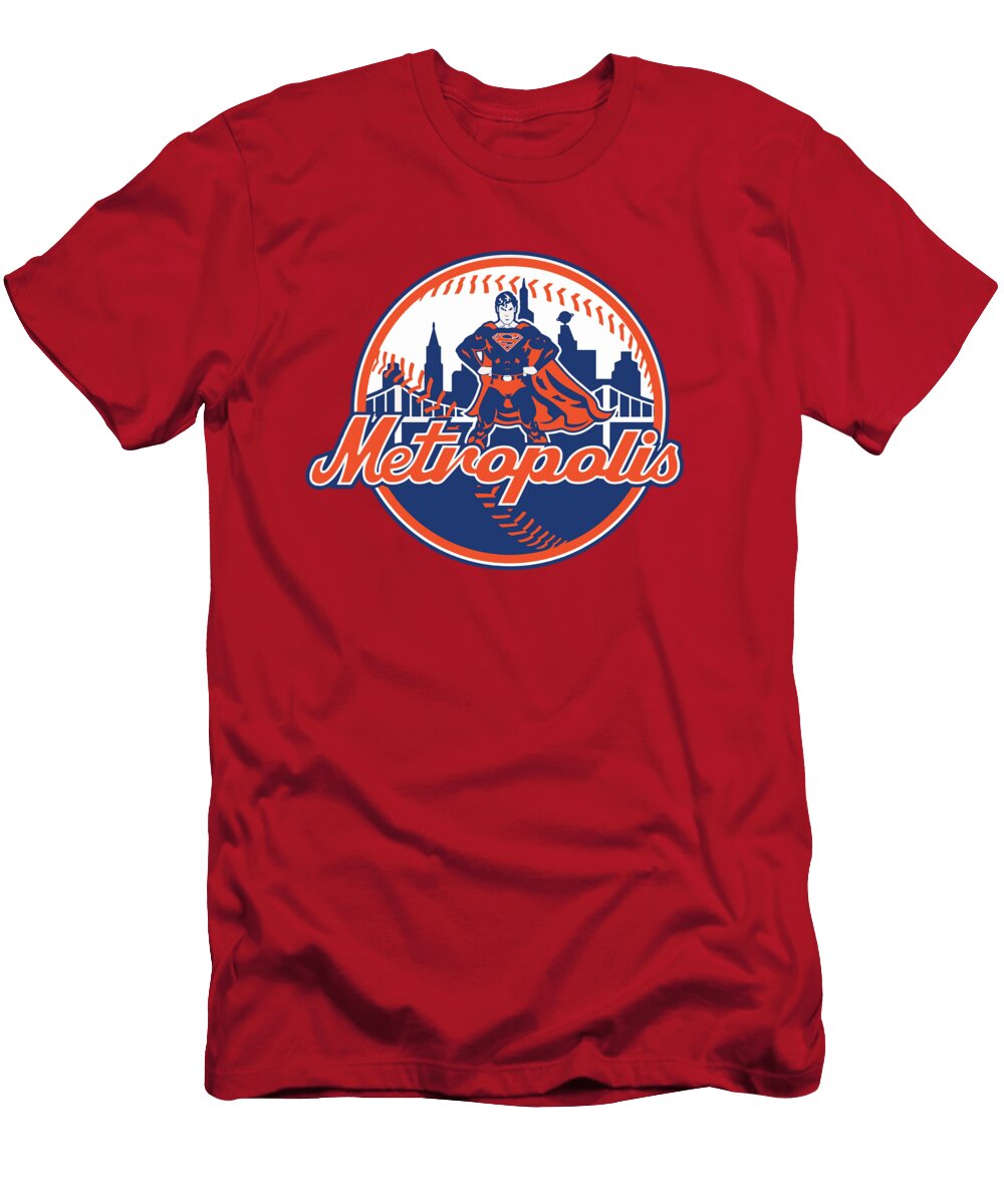 New York Mets Superman Huyen Vu T-Shirt