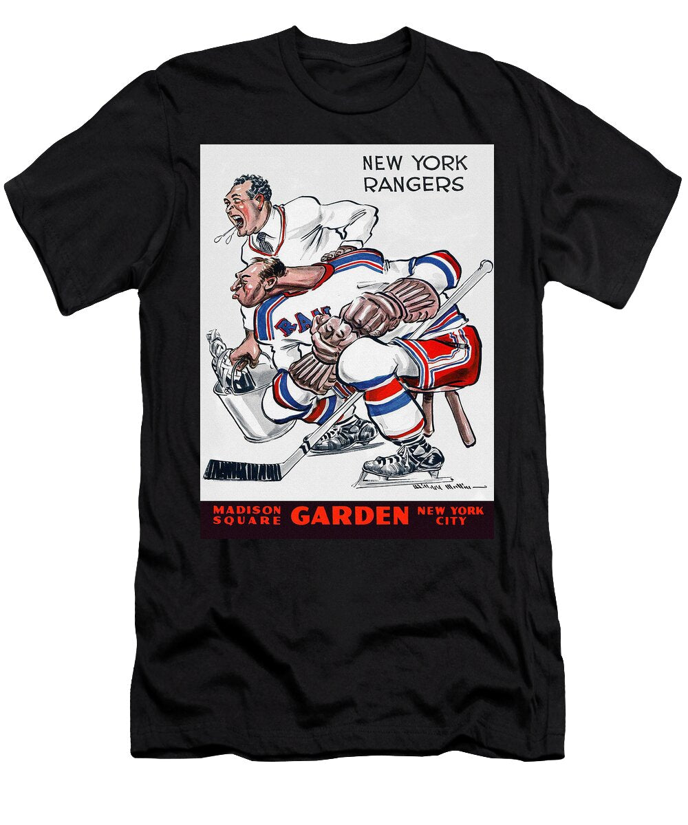 New York Rangers 1960 Program Big 88 Artworks T-Shirt