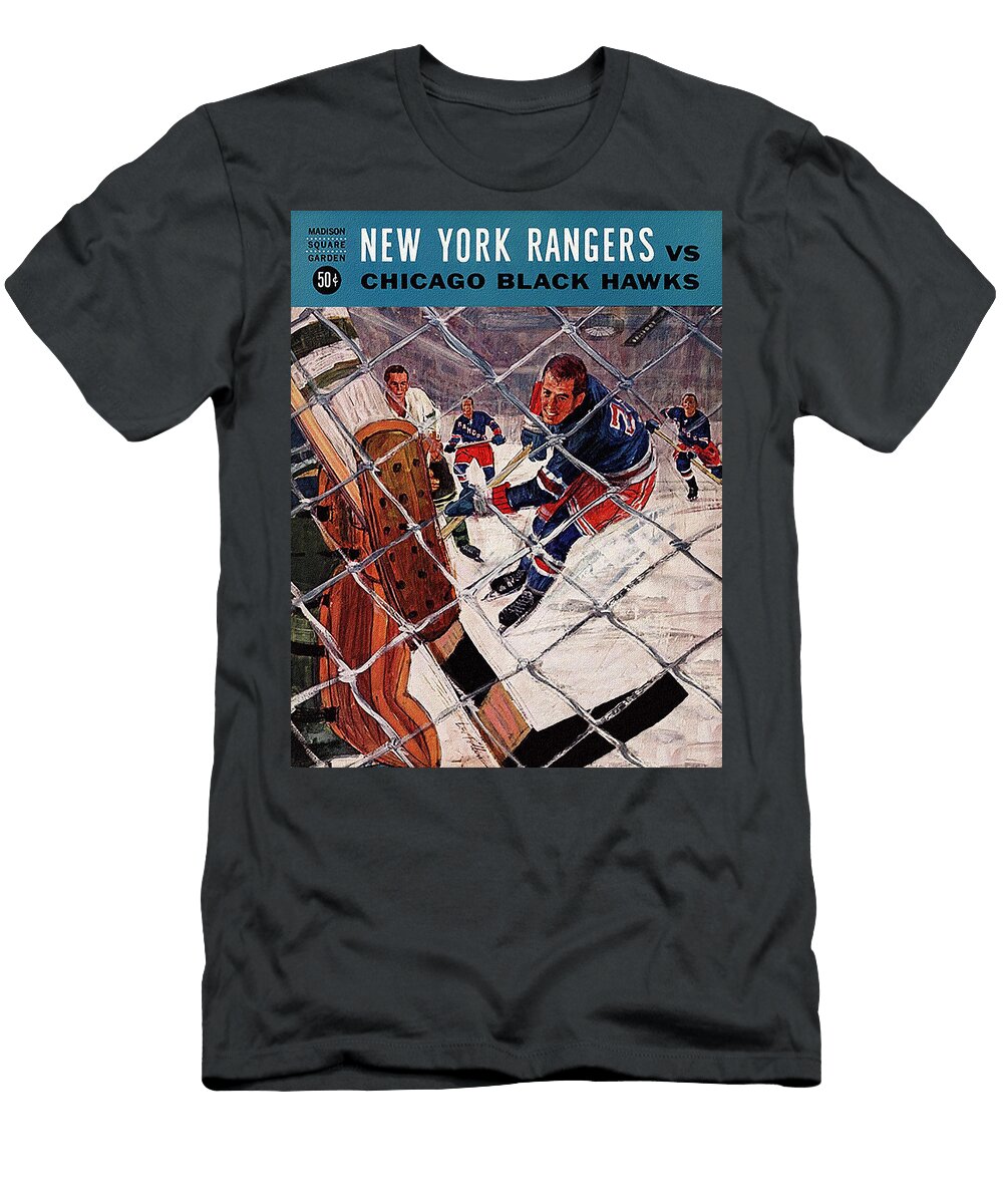 New York Rangers 1965 Program Big 88 Artworks T-Shirt