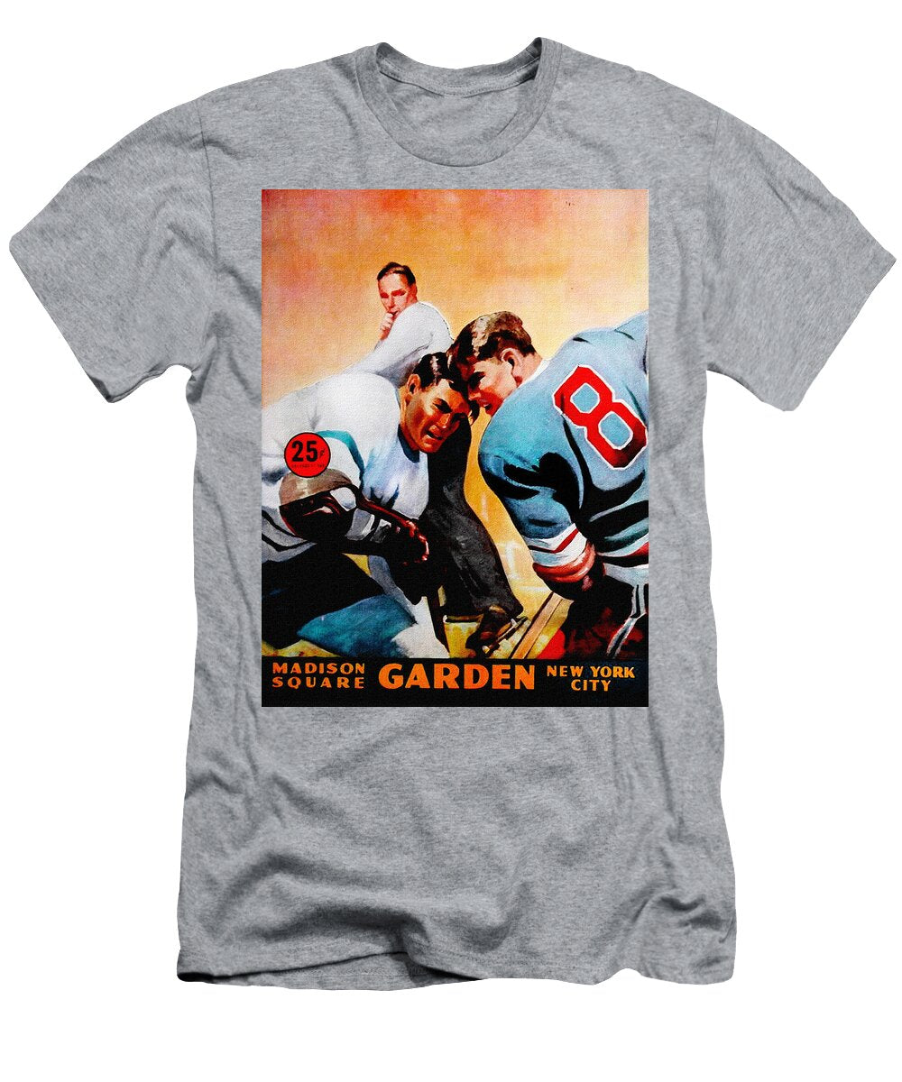 New York Rangers V Leafs Vintage Program Big 88 Artworks T-Shirt