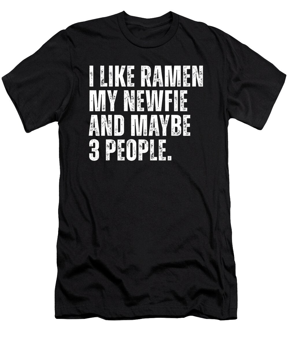 Newfoundland Newfie Dog Owner Ramen Noodles Zyneu Gangd T-Shirt