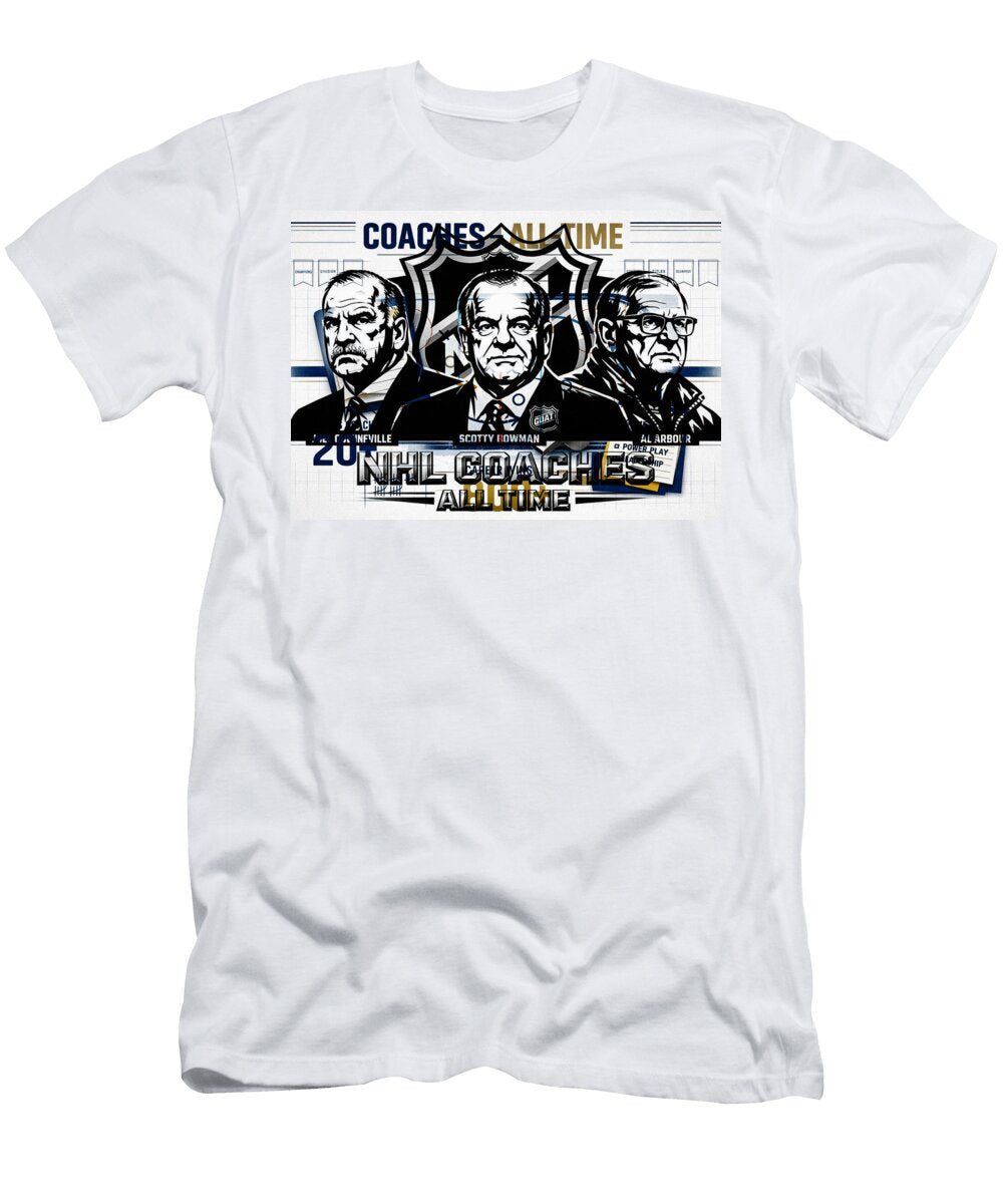 NHL All Time Coaches All Sports T-Shirt