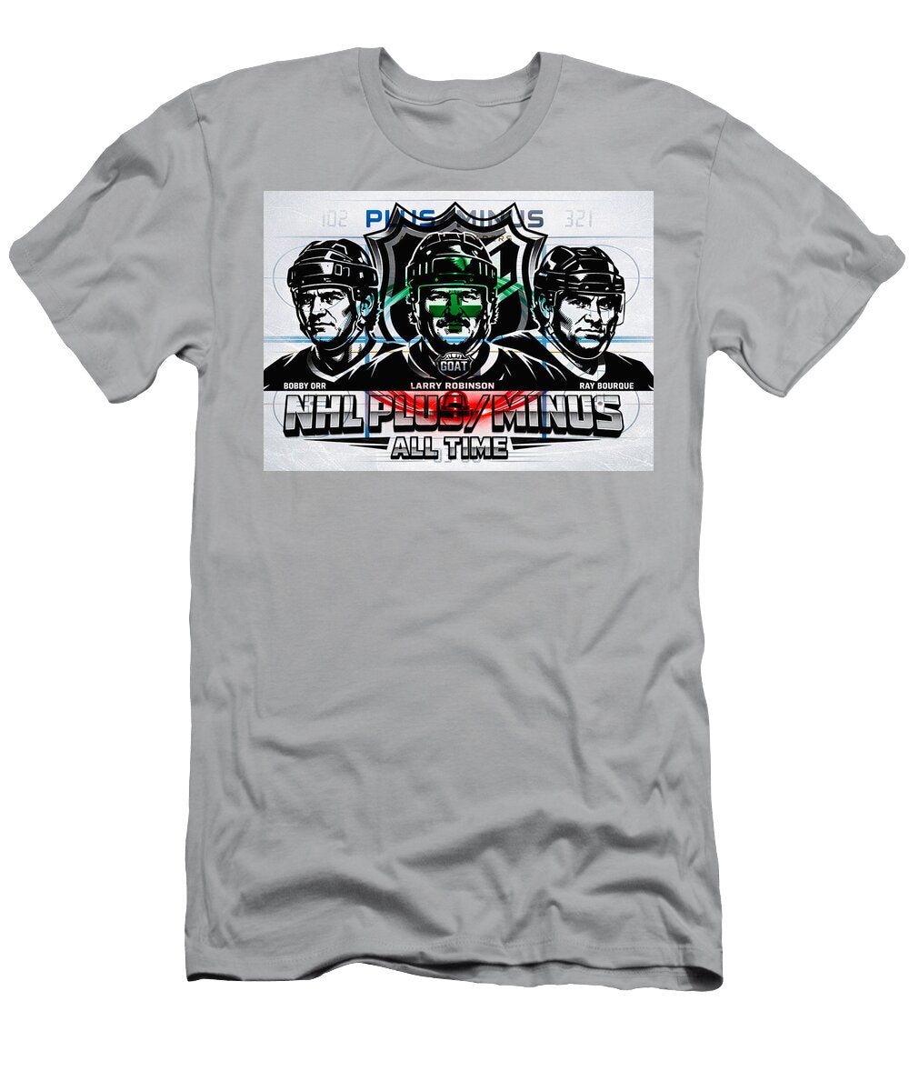 NHL All Time Plus Minus Leaders All Sports T-Shirt