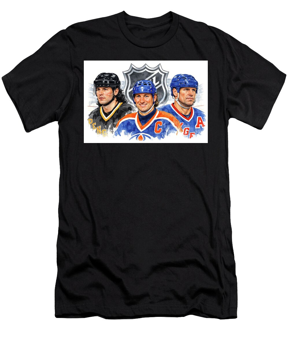 NHL All Time Points Leaders 2 All Sports T-Shirt