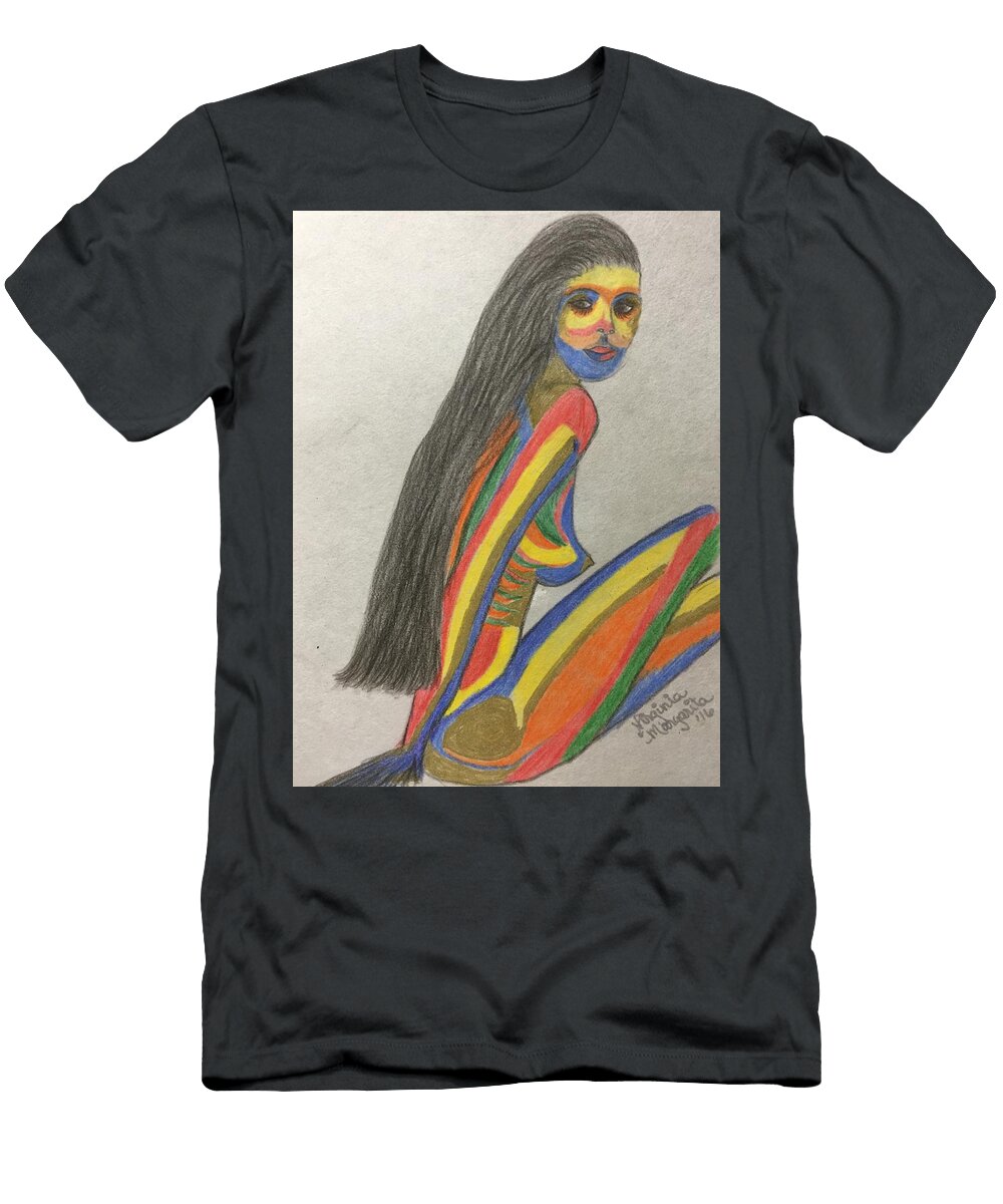 NHL Team Colors 16 E1 Virginia Margarita T-Shirt