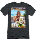 Nice Kid Girl Drinking Refreshing Beverage Anna Om T-Shirt