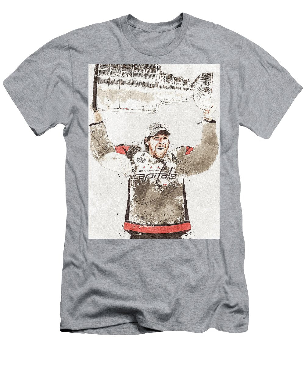 Nicklas Backstrom Capitals Stanley Cup Champ Poster Willy Art T-Shirt