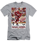 Nicklas Lidstrom in Action Graffiti Poster Hockey Player NHL Sampadart Gallery T-Shirt