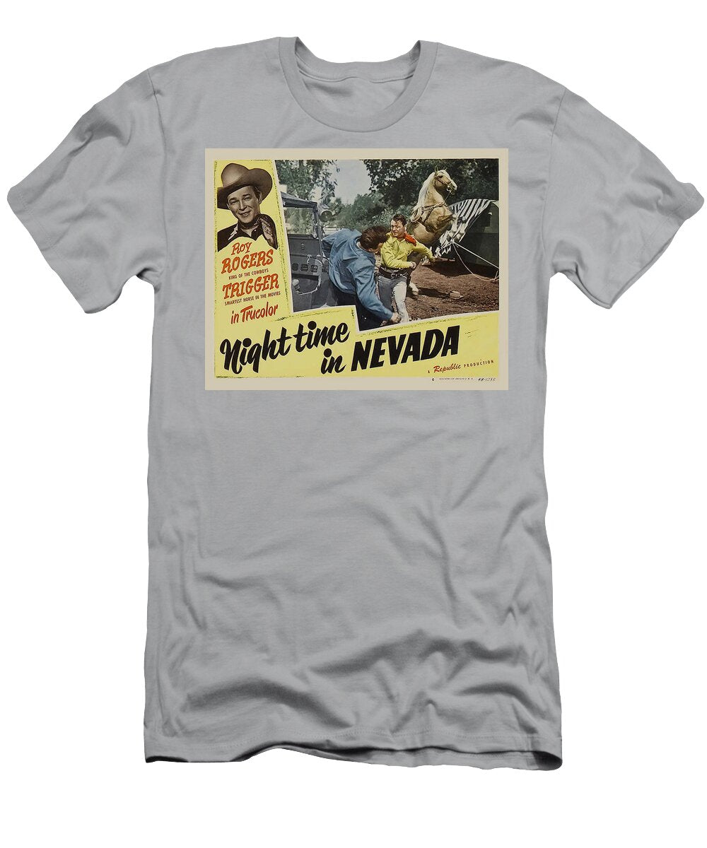 Night Time in Nevada 1948 Roy Rogers Trigger Adele Mara Original Movie Poster T-Shirt