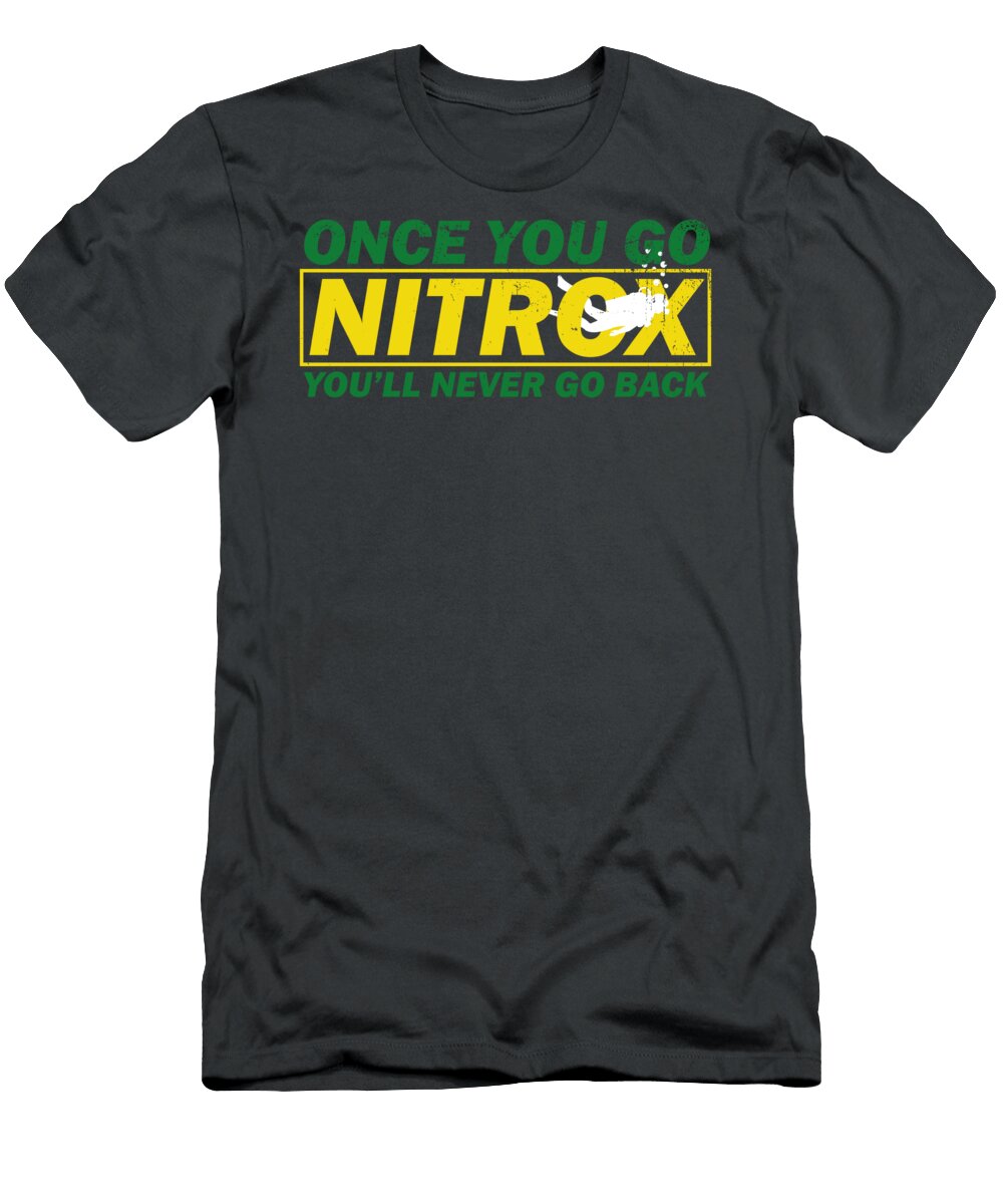 Nitrox for Men Women Kids Diver Scuba Diving Buddy Crazy Squirrel T-Shirt