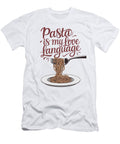 No 01 Pasta Is My Love Language Funny Retro Wall Art Pasta Art Print Set Retro Kitchen Decor Mounir Khalfouf T-Shirt
