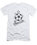 No 01 Soccer Logo Doodle Style Soccer Ball Football Mounir Khalfouf T-Shirt