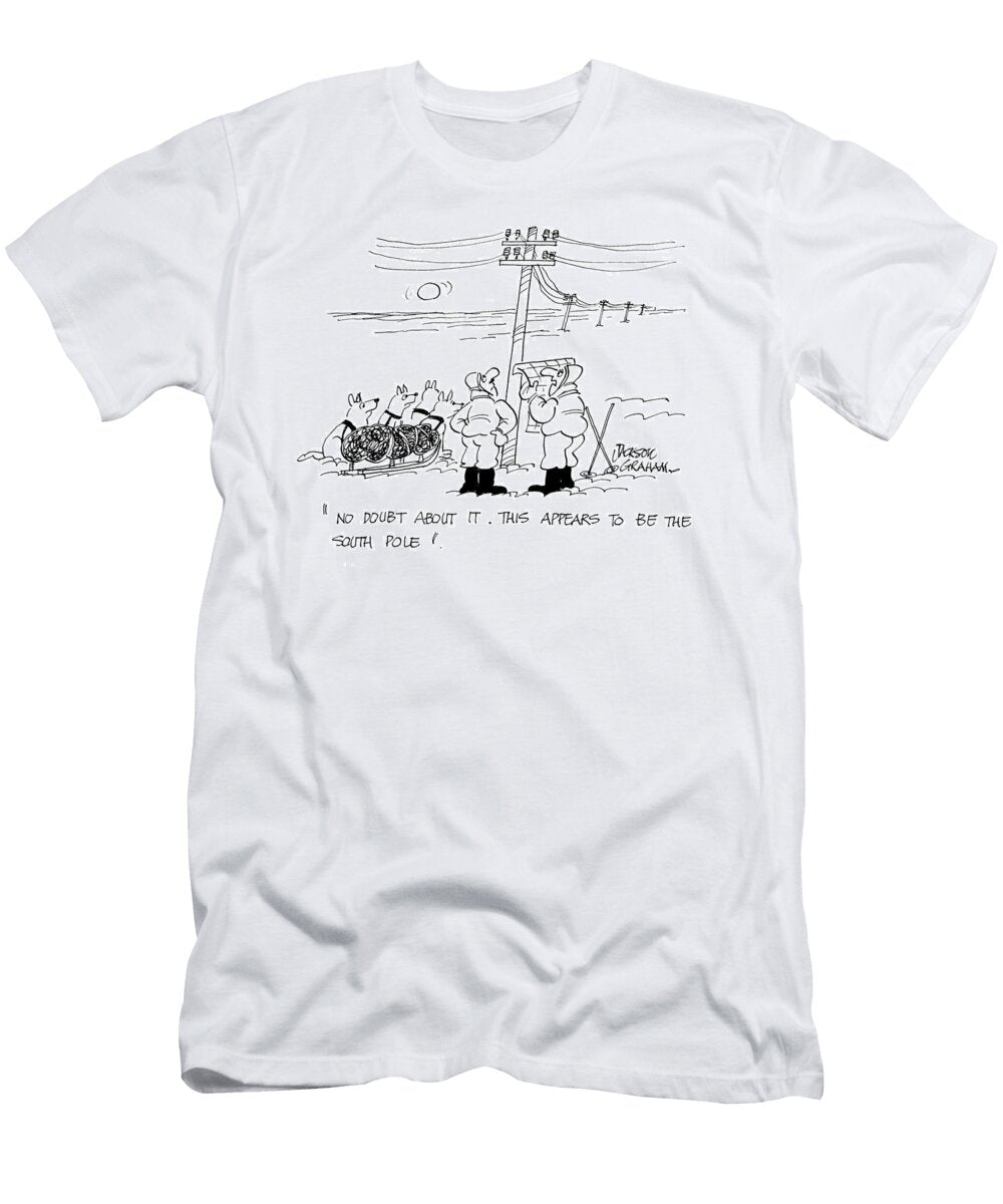No Doubt About It This Appears to Be the South Pole Jackson Graham T-Shirt