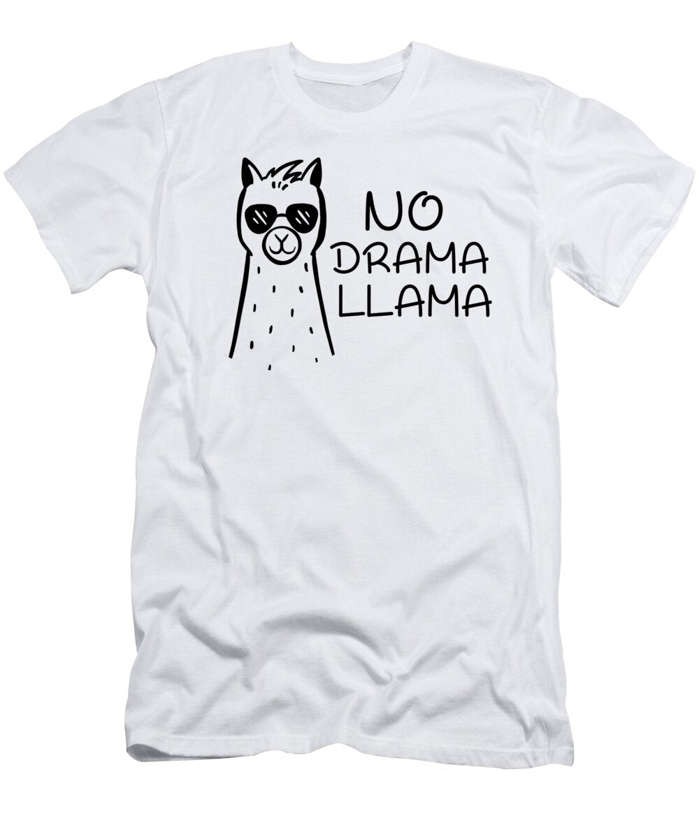 No Drama Llama Funny Llama Eq Designs T-Shirt