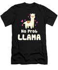 No Prob Llama Funny Llama Alpaca Lover Eboni Dabila T-Shirt