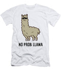 No Probllama Llama with Sunglasses Eq Designs T-Shirt