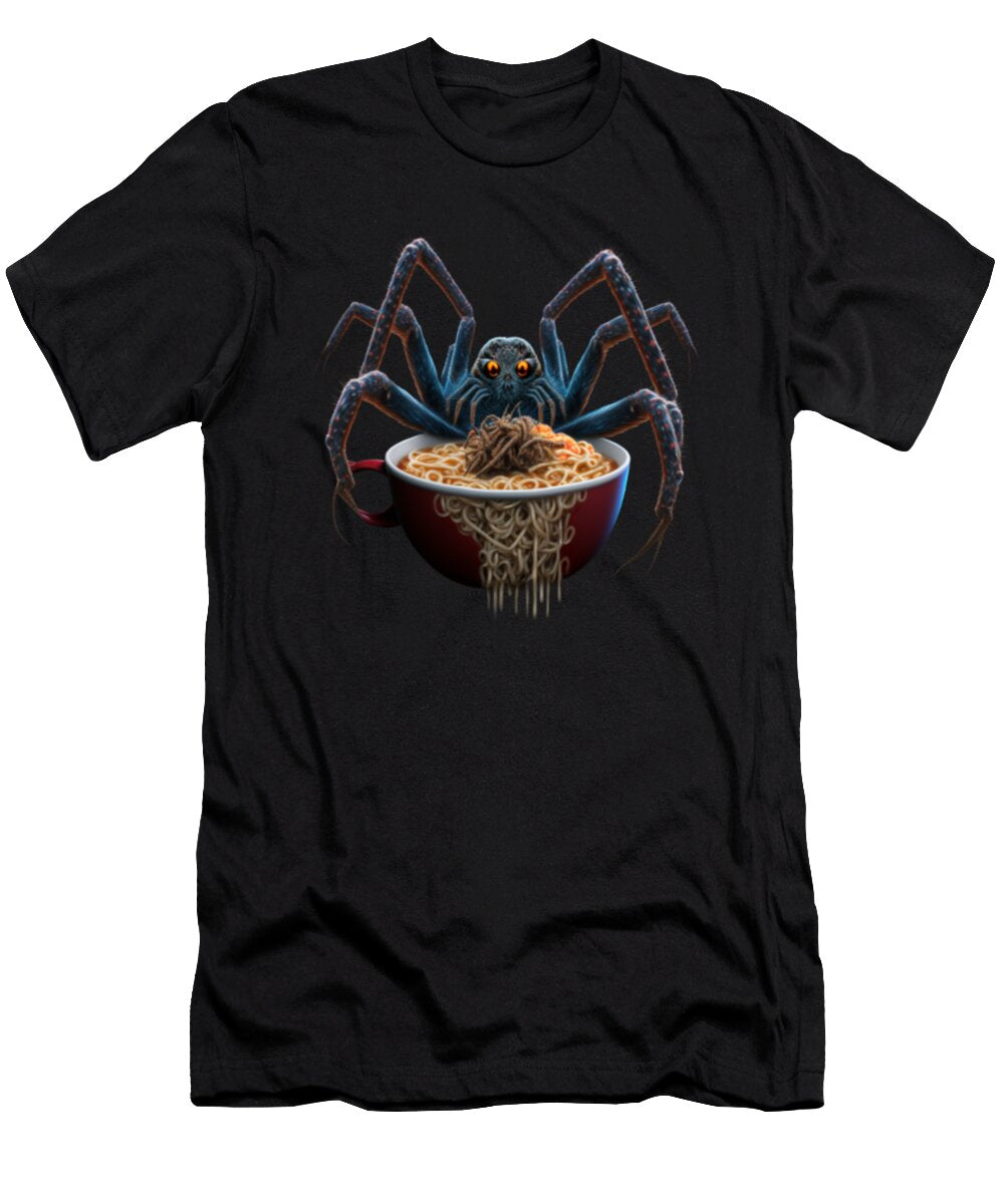 Noodle Eating Gifts Kawaii Tarantula Ramen Orgence Matungwa T-Shirt