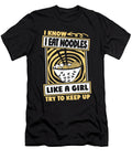 Noodles Humor Japanese Ramen Japan Asian Food Noodles Crazy Squirrel T-Shirt