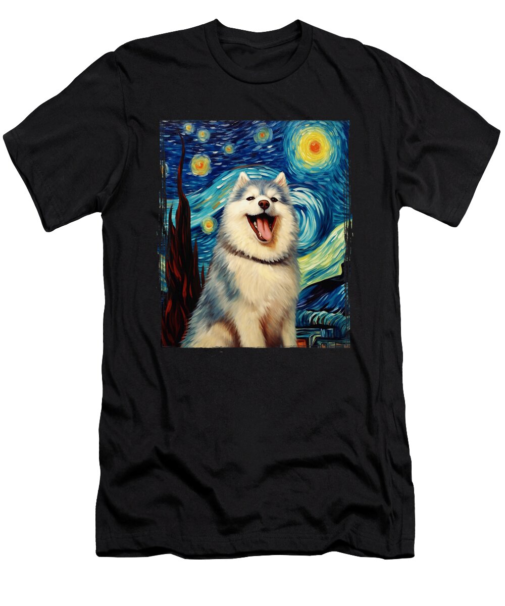 Not a Husky Funny Alaskan Malamute Dog Lover Zyneu Gangd T-Shirt