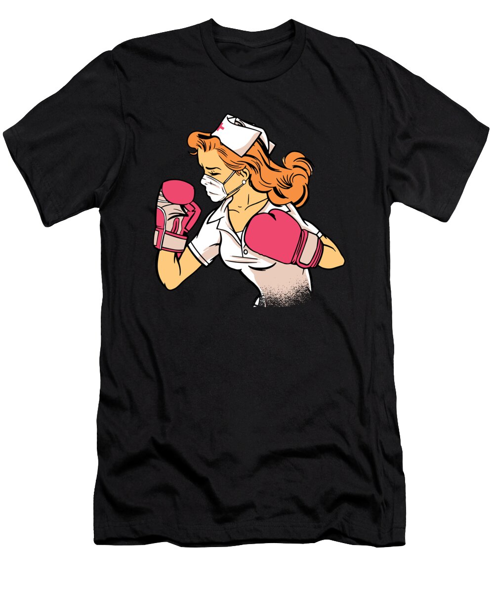 Nurse Boxer Boxing Gift Florian Dold Art T-Shirt