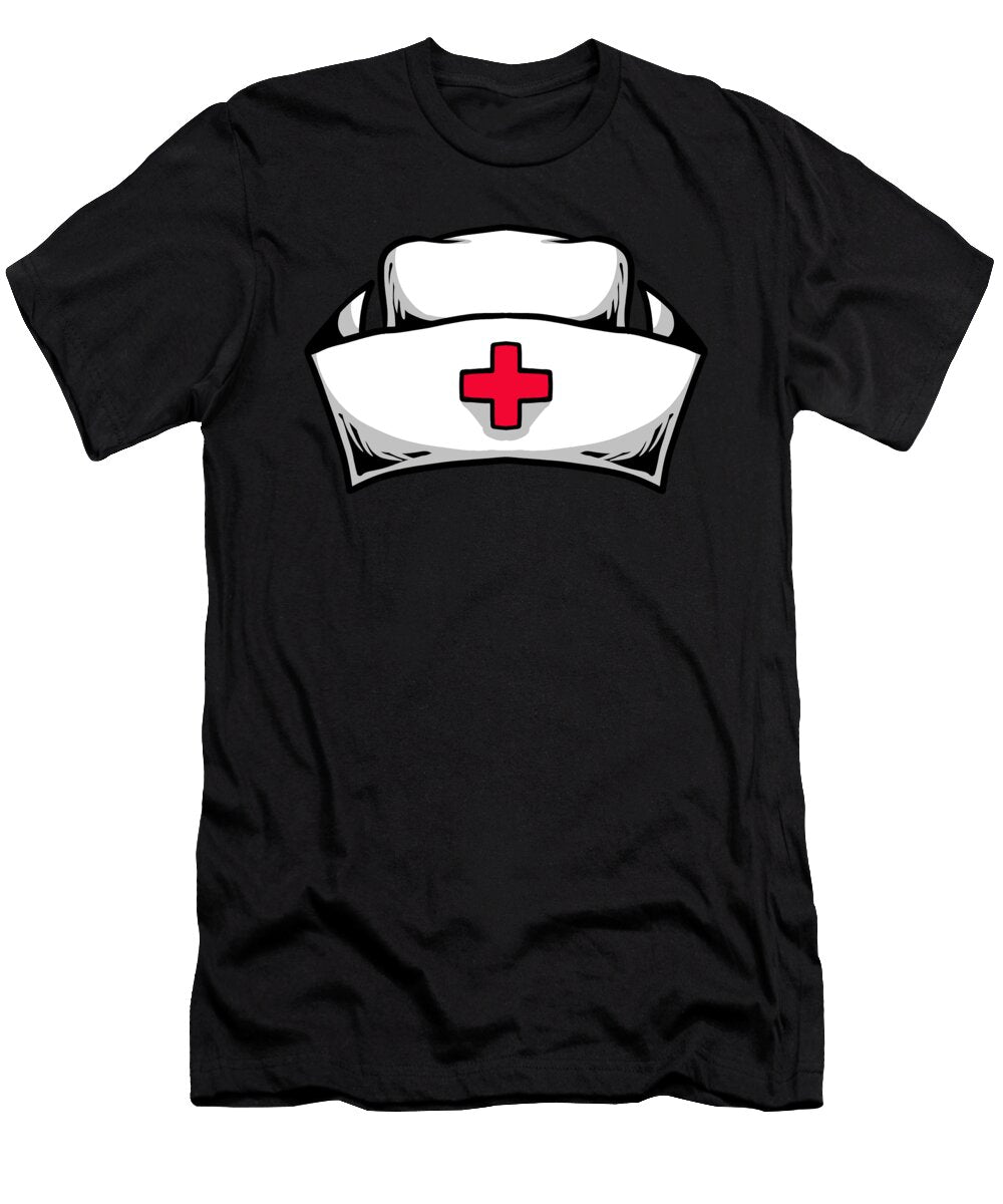 Nurse Cap Caretaker Hospital Nursing Crazy Squirrel T-Shirt
