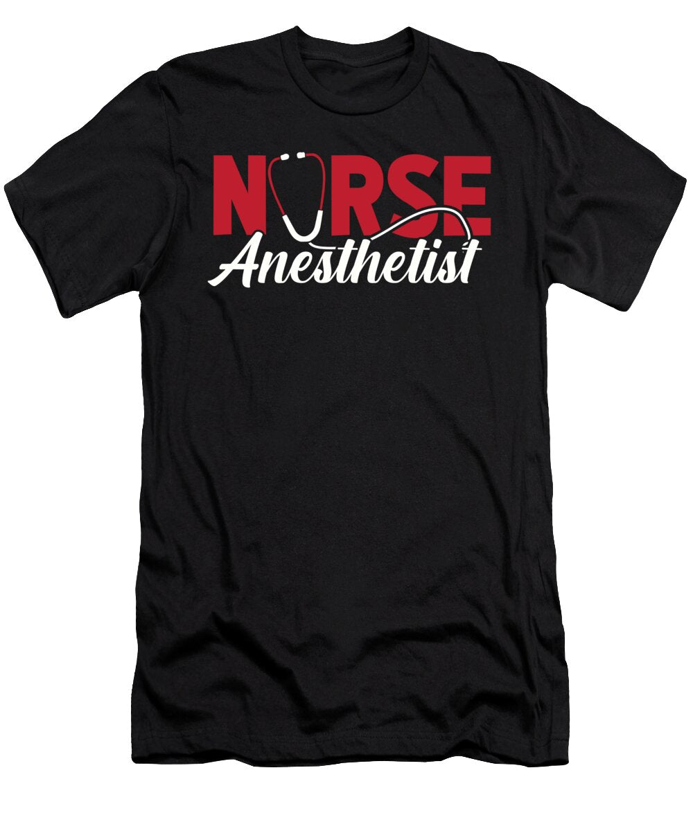 Nurse Caretaker Hospital Nursing Nurse Anesthetist Crazy Squirrel T-Shirt