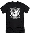 Nurse Coffee Hospital Caretaker Nursing Crazy Squirrel T-Shirt
