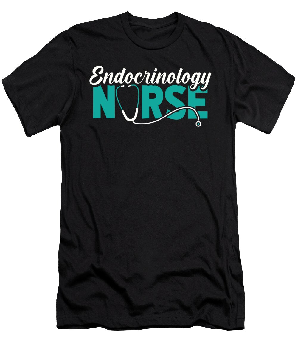 Nurse Hospital Caretaker Nursing Endocrinology Nurse Crazy Squirrel T-Shirt