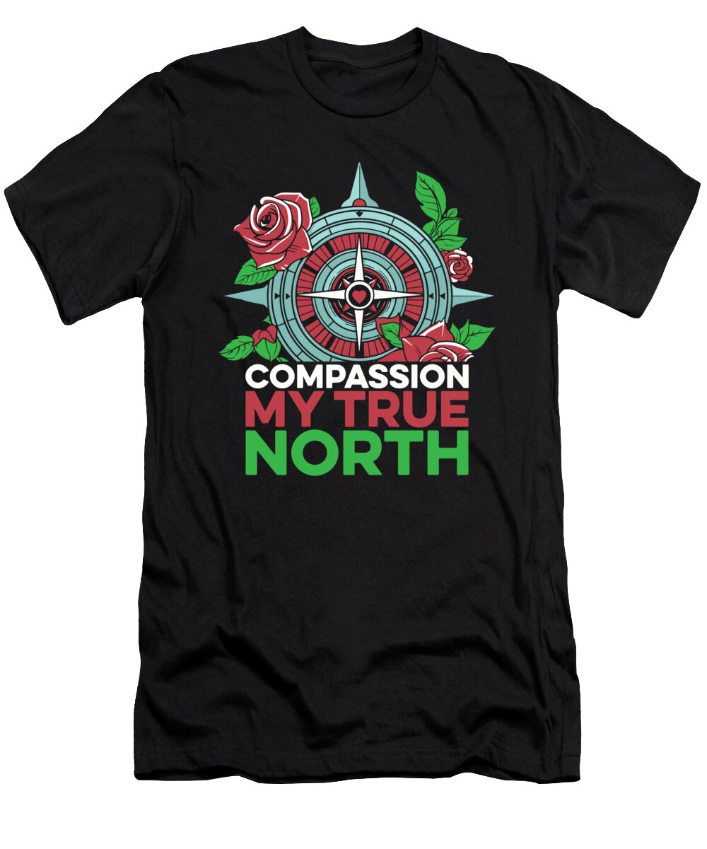 Nurse Nursing Hospital Caretaker Compass Love Crazy Squirrel T-Shirt