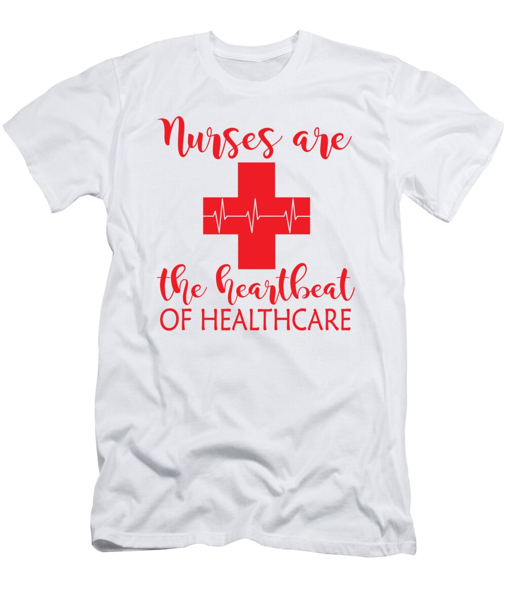 Nurses Are the Heartbeat of Health Care Jacob Zelazny T-Shirt