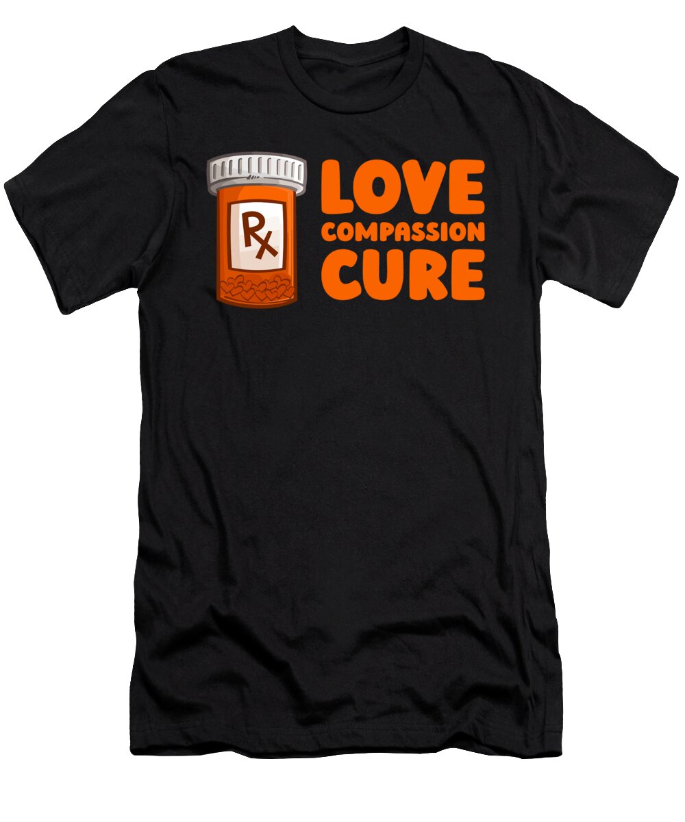 Nursing Caretaker Hospital Nurse Medication Crazy Squirrel T-Shirt