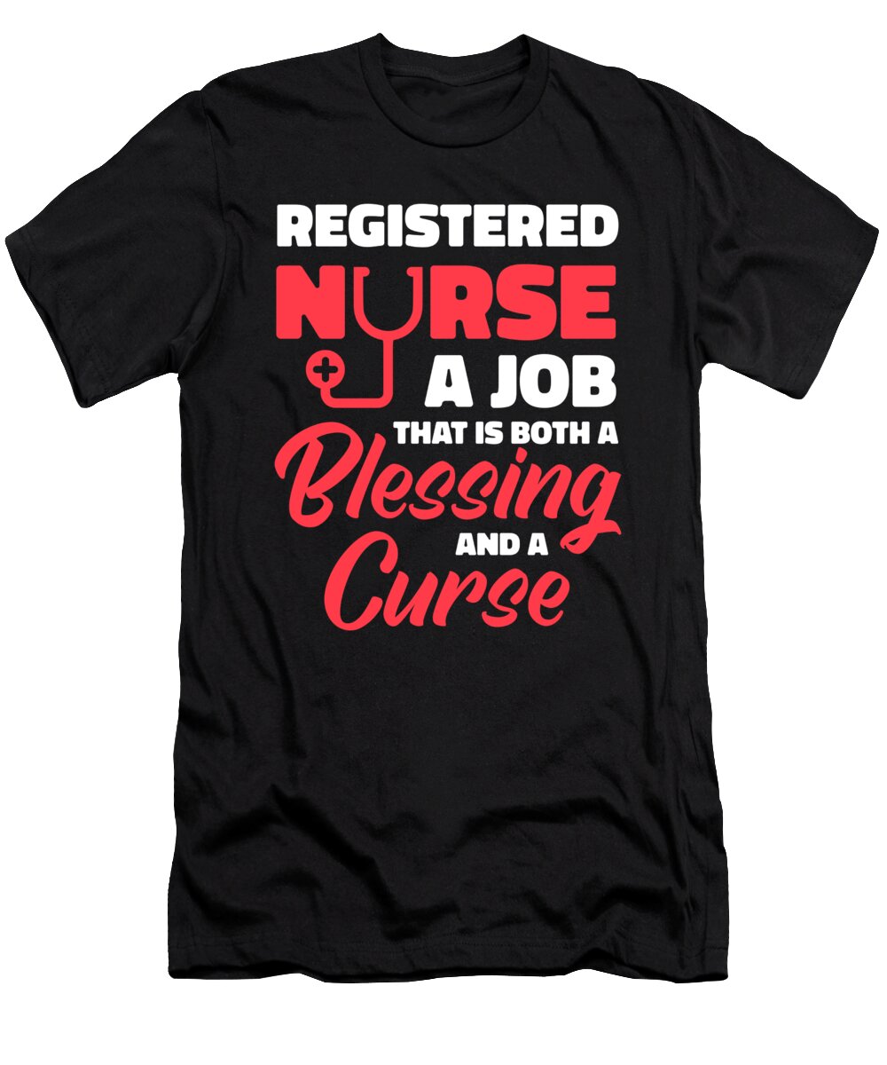 Nursing Caretaker Hospital Registered Nurse Crazy Squirrel T-Shirt