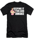 Nursing Coffee Hospital Caretaker Nurse Crazy Squirrel T-Shirt