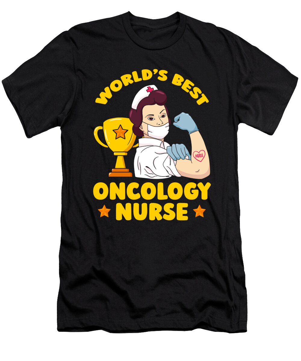 Nursing Cool Caretaker Hospital Oncology Nurse Crazy Squirrel T-Shirt
