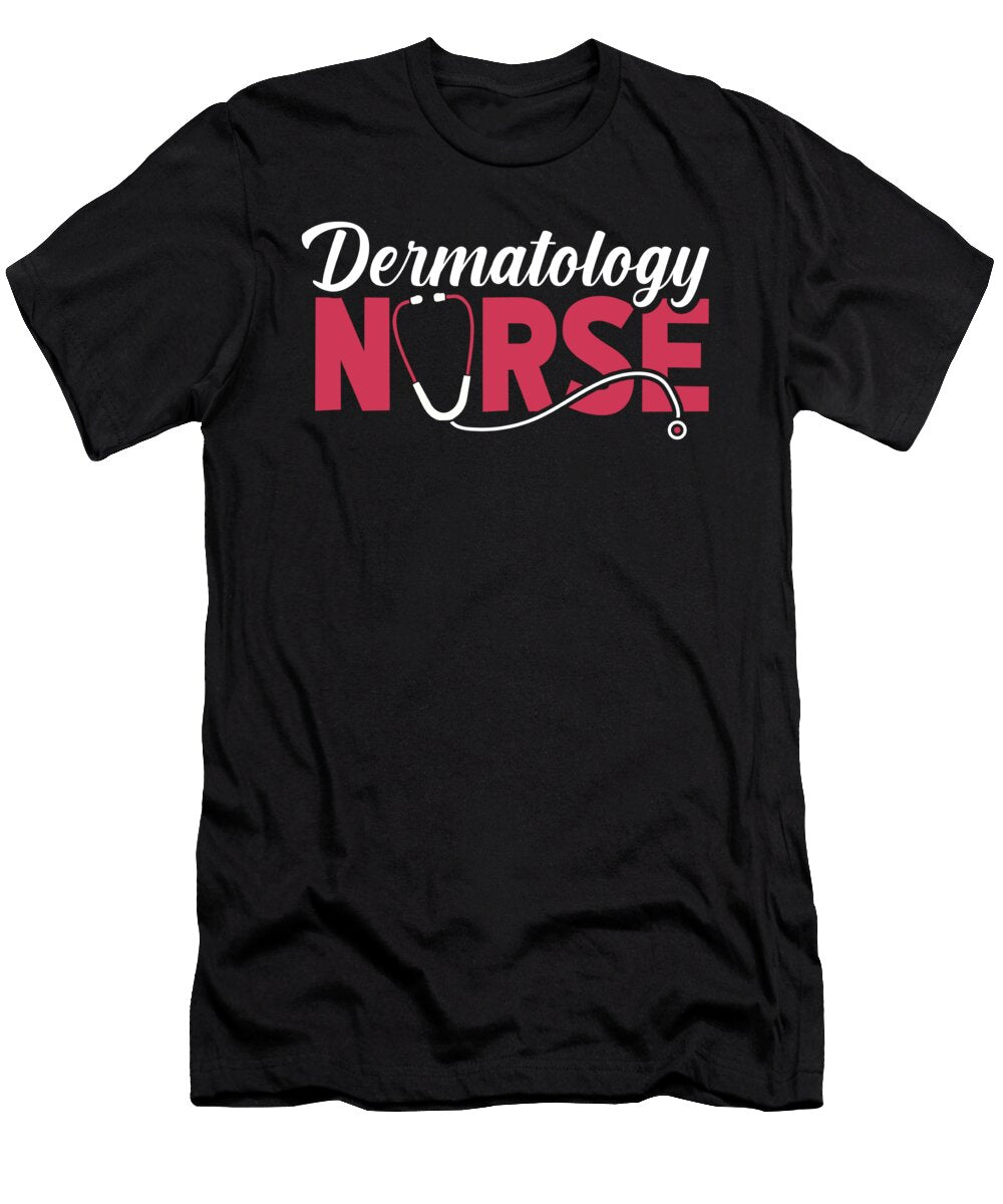 Nursing Hospital Caretaker Dermatology Nurse Crazy Squirrel T-Shirt