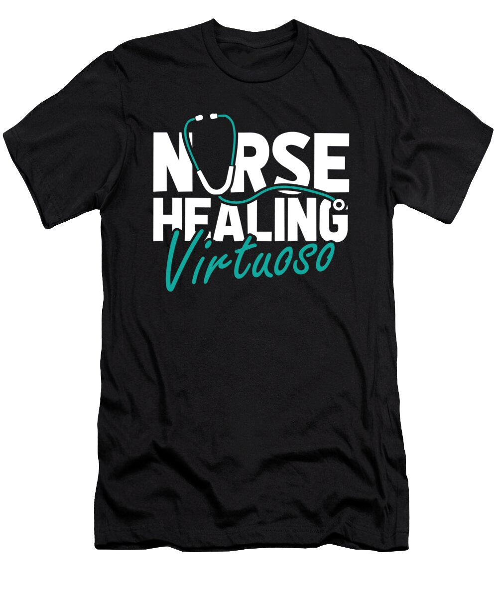 Nursing Hospital Caretaker Music Nurse Crazy Squirrel T-Shirt