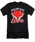 Nursing Nurse Caretaker Hospital Love Heart Crazy Squirrel T-Shirt