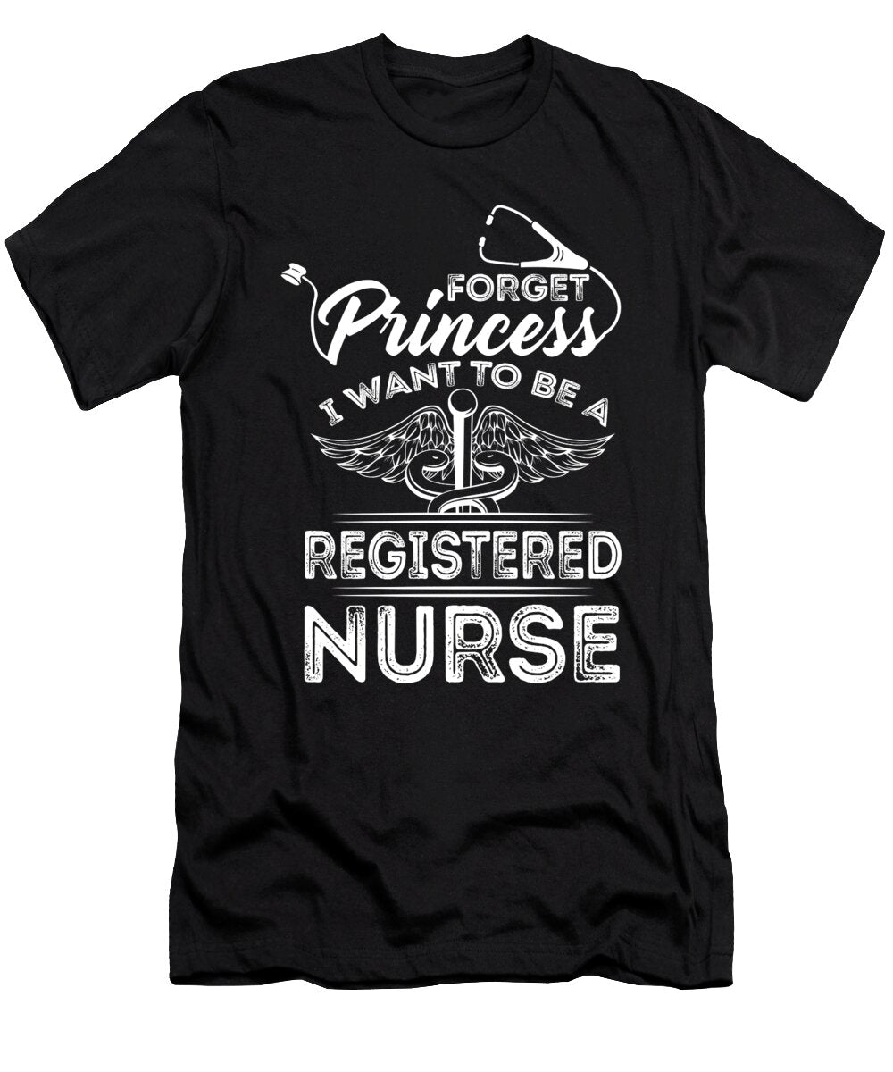 Nursing Princess Caretaker Hospital Registered Nurse Crazy Squirrel T-Shirt