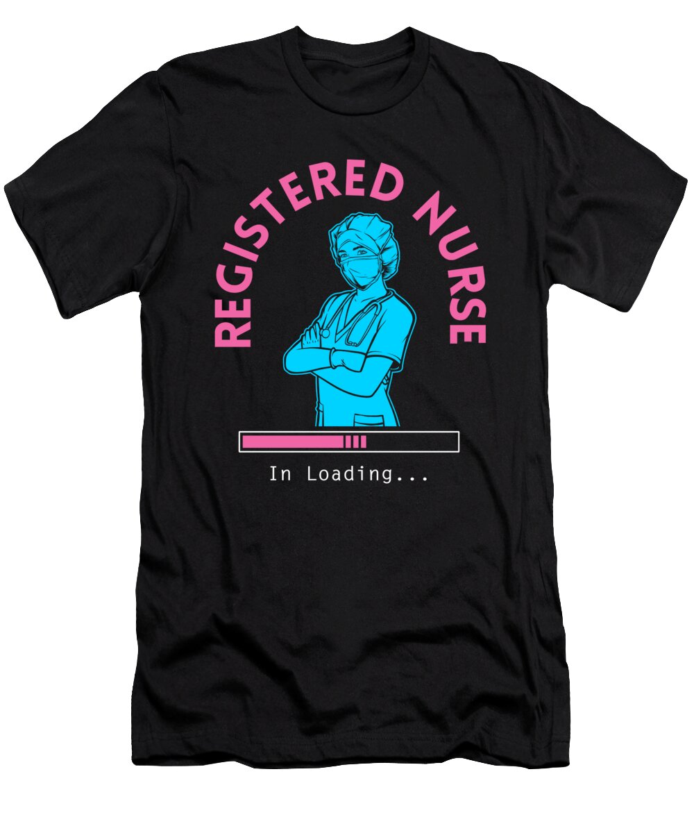 Nursing Rn Hospital Caretaker Registered Nurse Crazy Squirrel T-Shirt