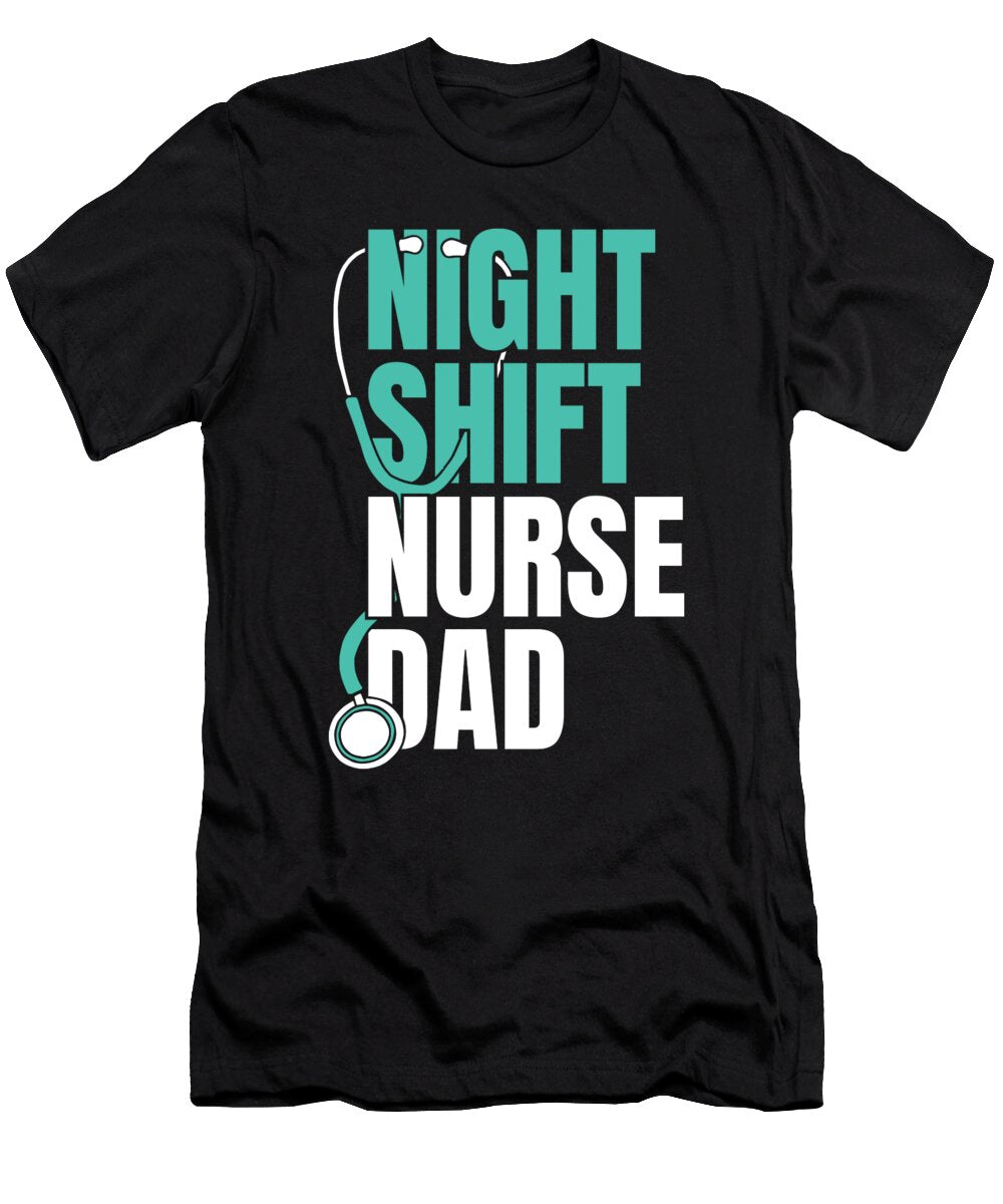 Nursing Stethoscope Caretaker Hospital Nurse Crazy Squirrel T-Shirt