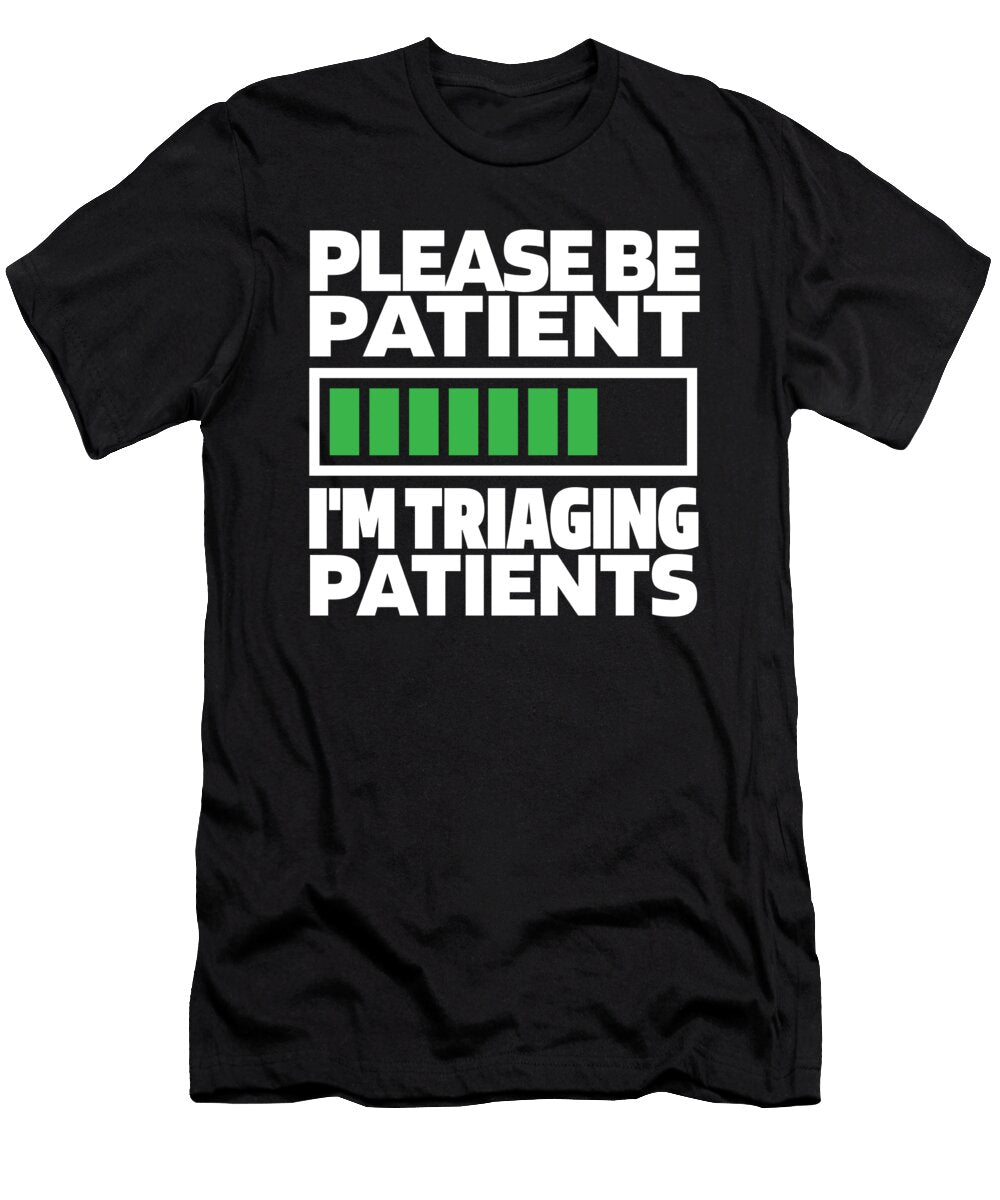 Nursing Triage Hospital Caretaker Emergency Nurse Crazy Squirrel T-Shirt