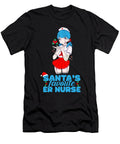 Nursing Xmas Caretaker Hospital Emergency Nurse Crazy Squirrel T-Shirt