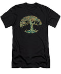 Oak Tree and Mushrooms Cindy Edwards T-Shirt