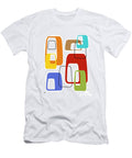 Oblongs on White 4 Donna Mibus T-Shirt