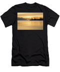 Obscured Sunrise Golden Rays Shining Through Openings in the Clouds Georgia Mizuleva T-Shirt