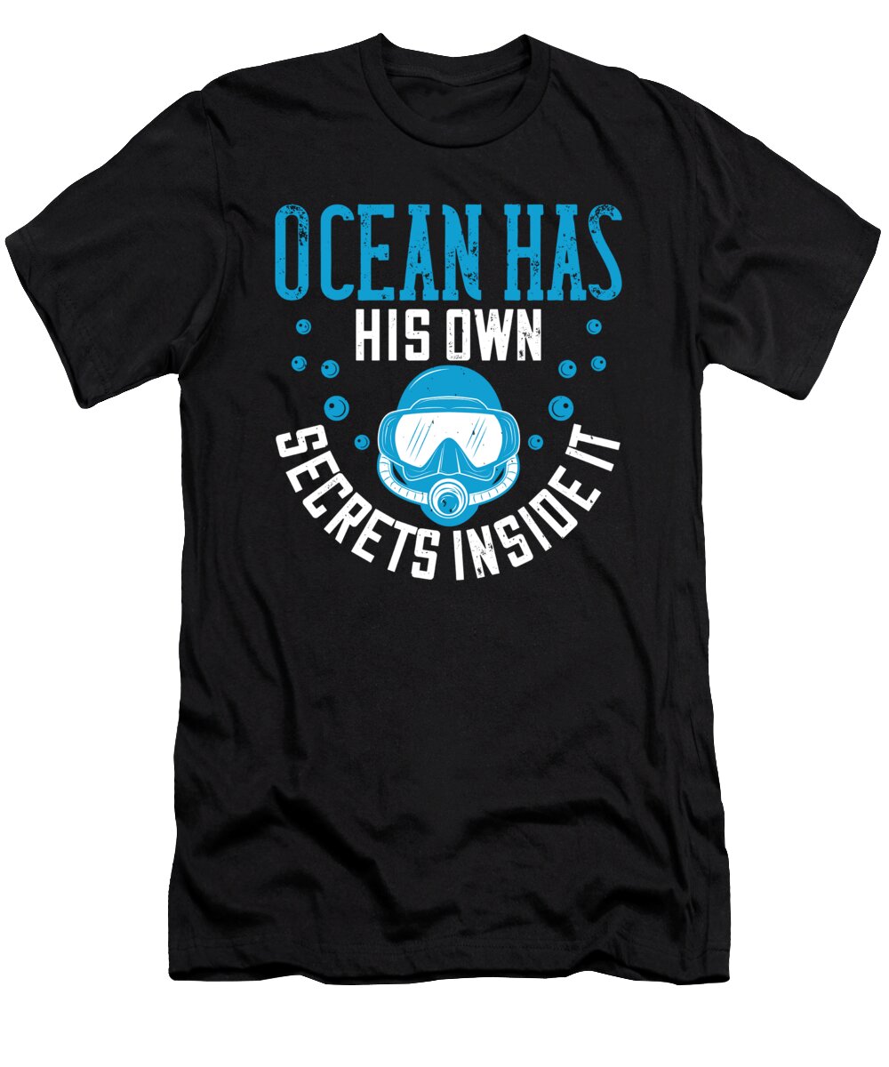 Ocean Has His Own Secrets Inside It Jacob Zelazny T-Shirt