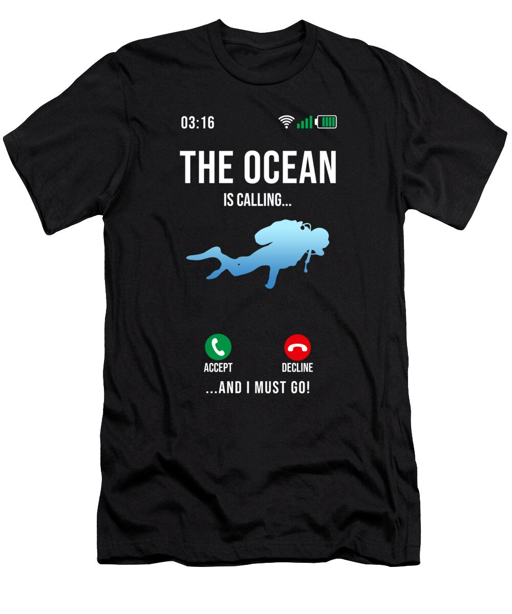 Ocean Is Calling Manuel Schmucker T-Shirt