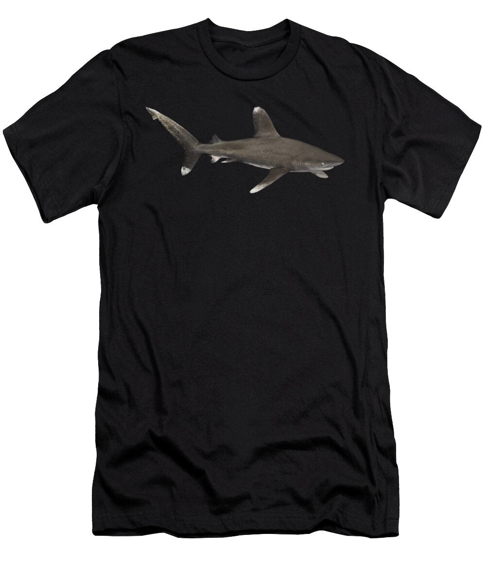 Oceanic Whitetip Shark Aquamarine Marine Life Water Sea Ocean Sharks Family Sea Creatures Gift Thomas Larch T-Shirt