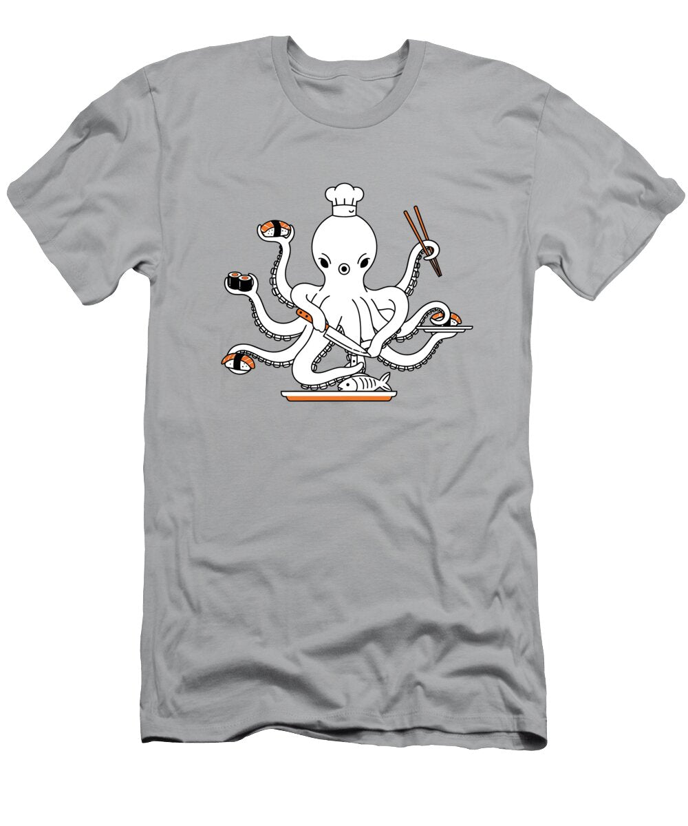 Octopus Sushi Master Amir Faysal T-Shirt