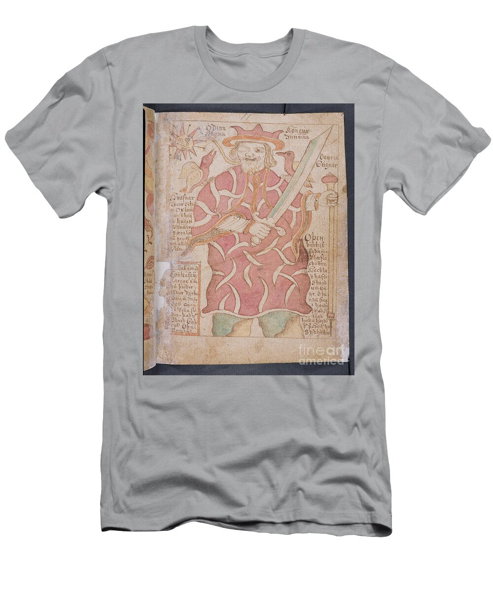Odin From Melsteds Edda Icelandic School T-Shirt